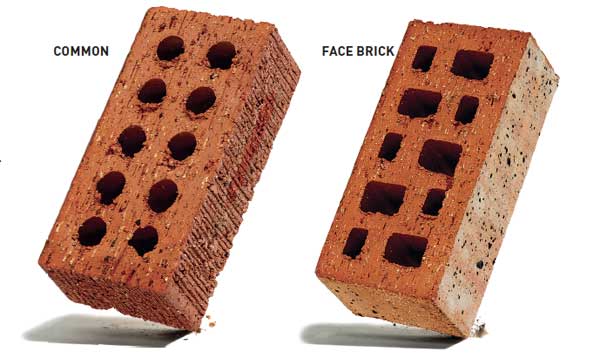 Extruded bricks